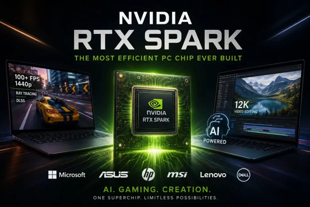 AI PC该有的样子!英伟达RTX Spark:老电脑都可以扔了